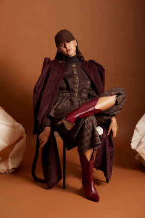 ABRIGO DARIO BURDEOS