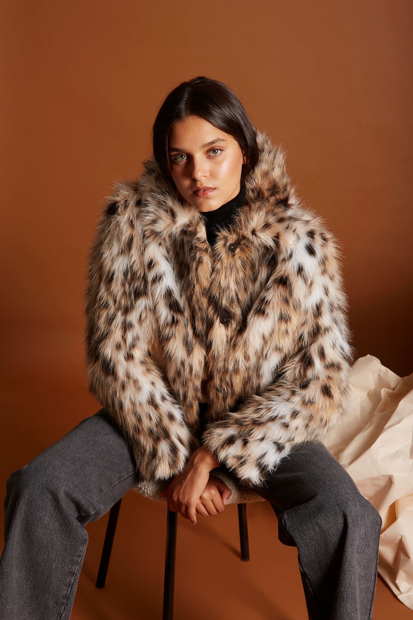 CHAQUETA LENA LEOPARDO