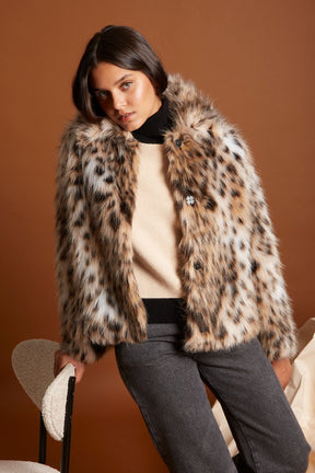 CHAQUETA LENA LEOPARDO