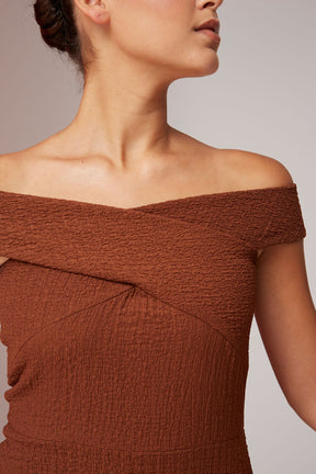 VESTIDO AMADORA MARRON