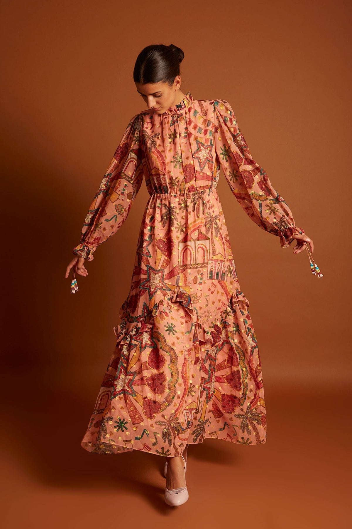 VESTIDO ALESSANDRA SALMON