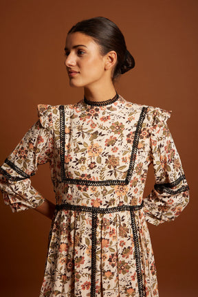 VESTIDO FIORELLA FLORES MULTICOLOR