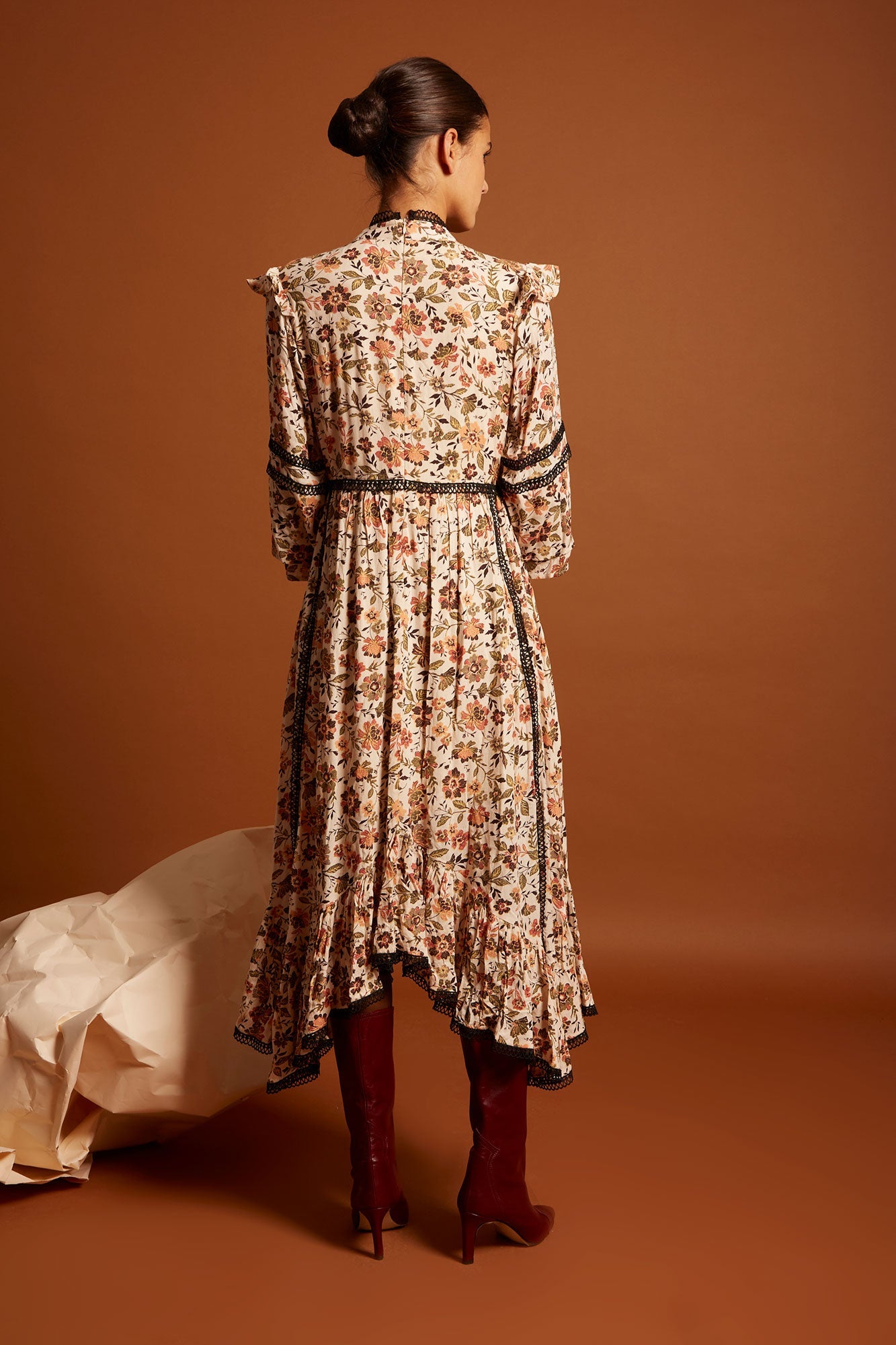 VESTIDO FIORELLA FLORES MULTICOLOR