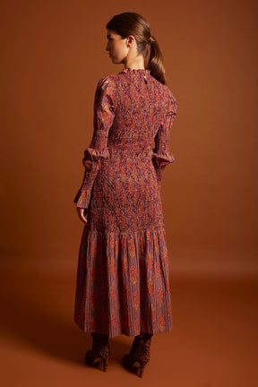 VESTIDO ELIO BURDEOS