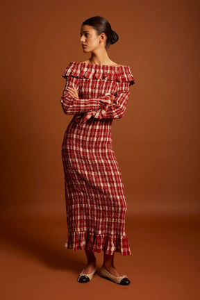 VESTIDO CHARLOTTE CORAL