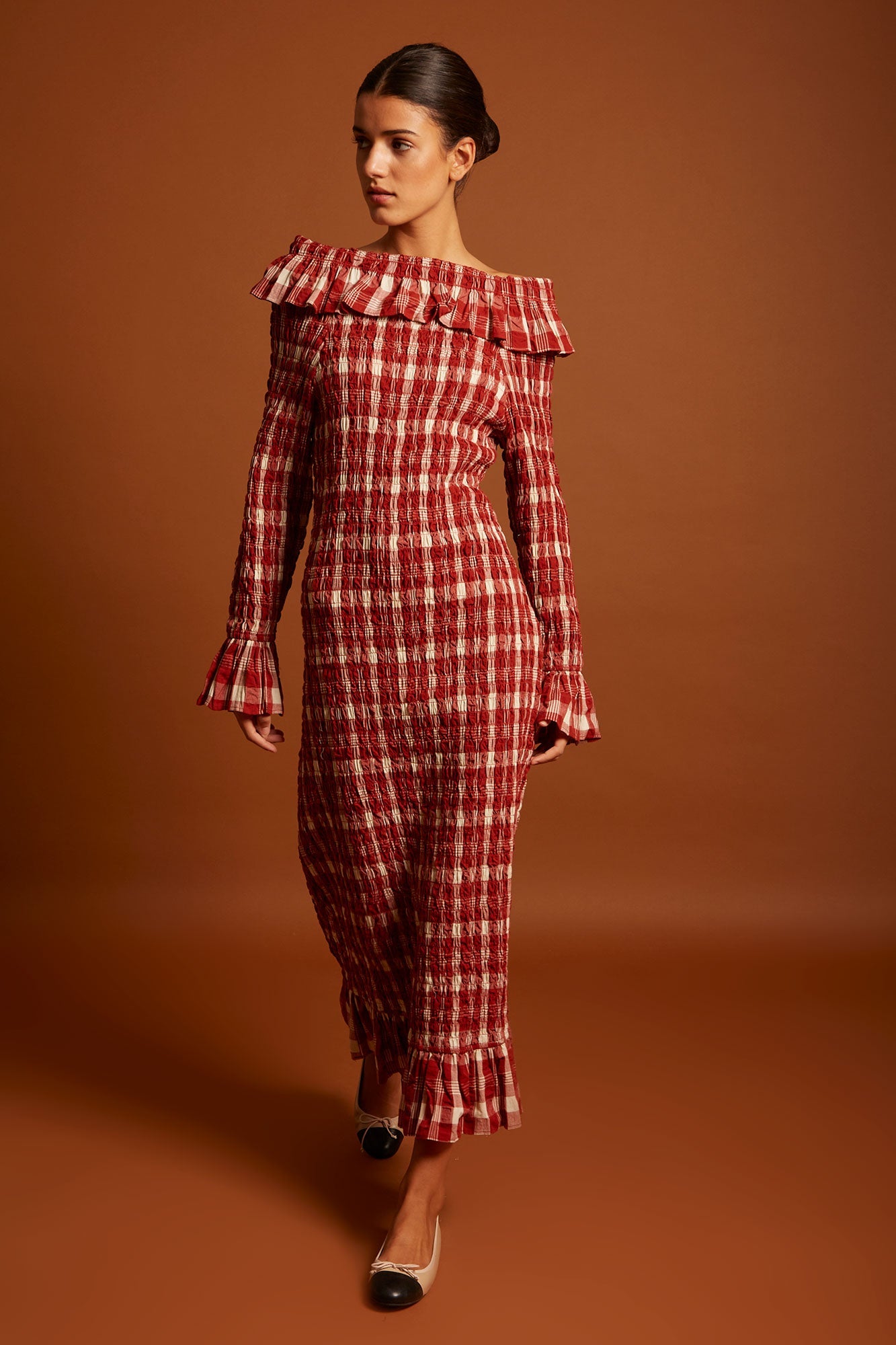 VESTIDO CHARLOTTE CORAL