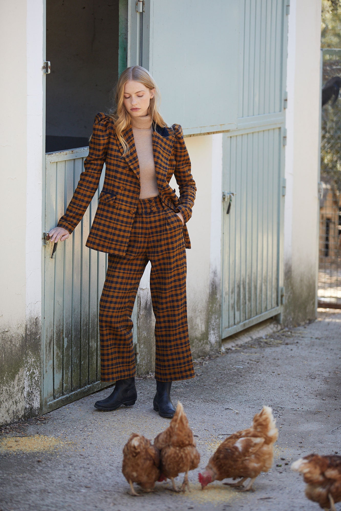 PANTALON BASSA MOSTAZA