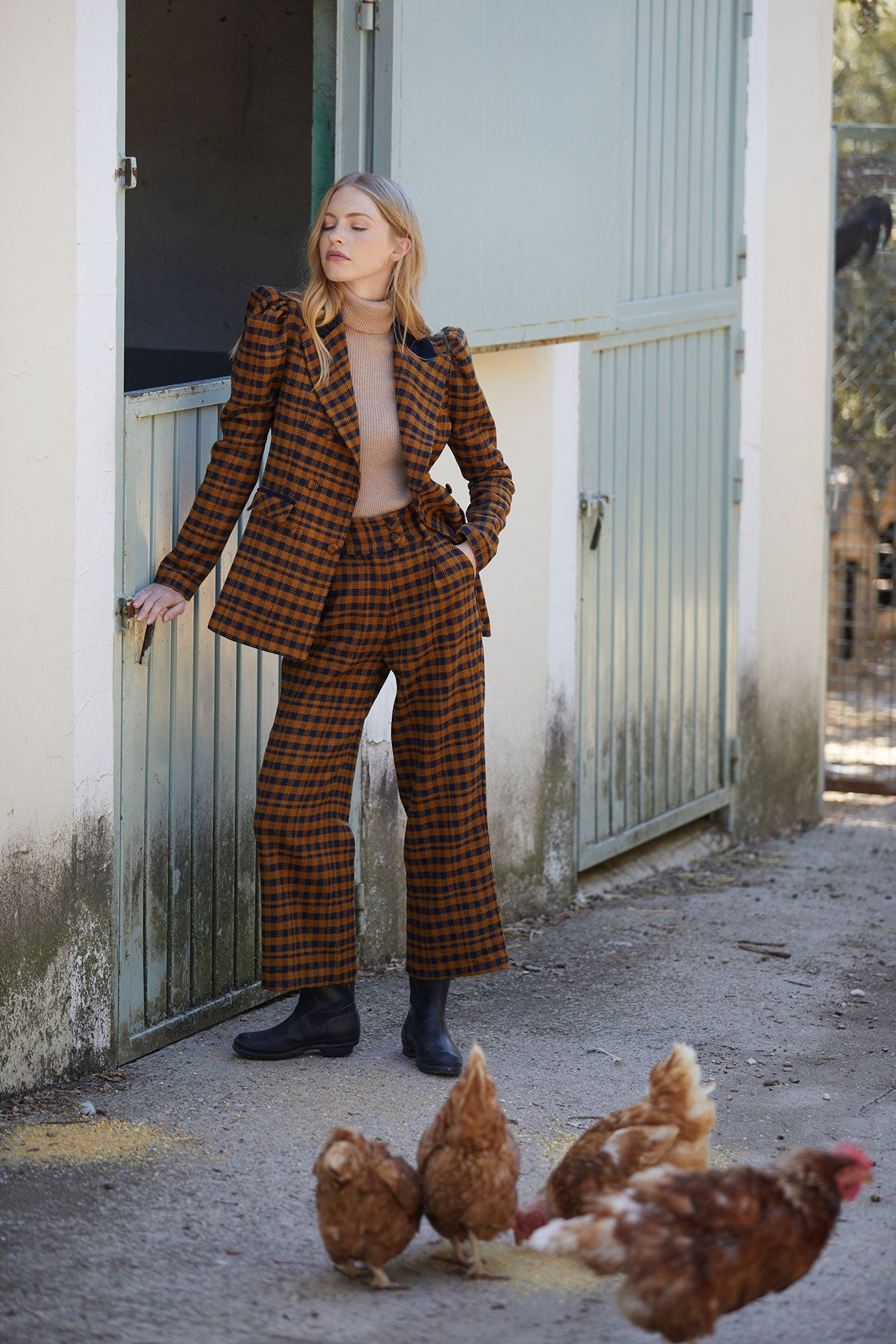 PANTALON BASSA MOSTAZA