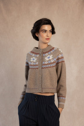 CHAQUETA GIULIA MARRON