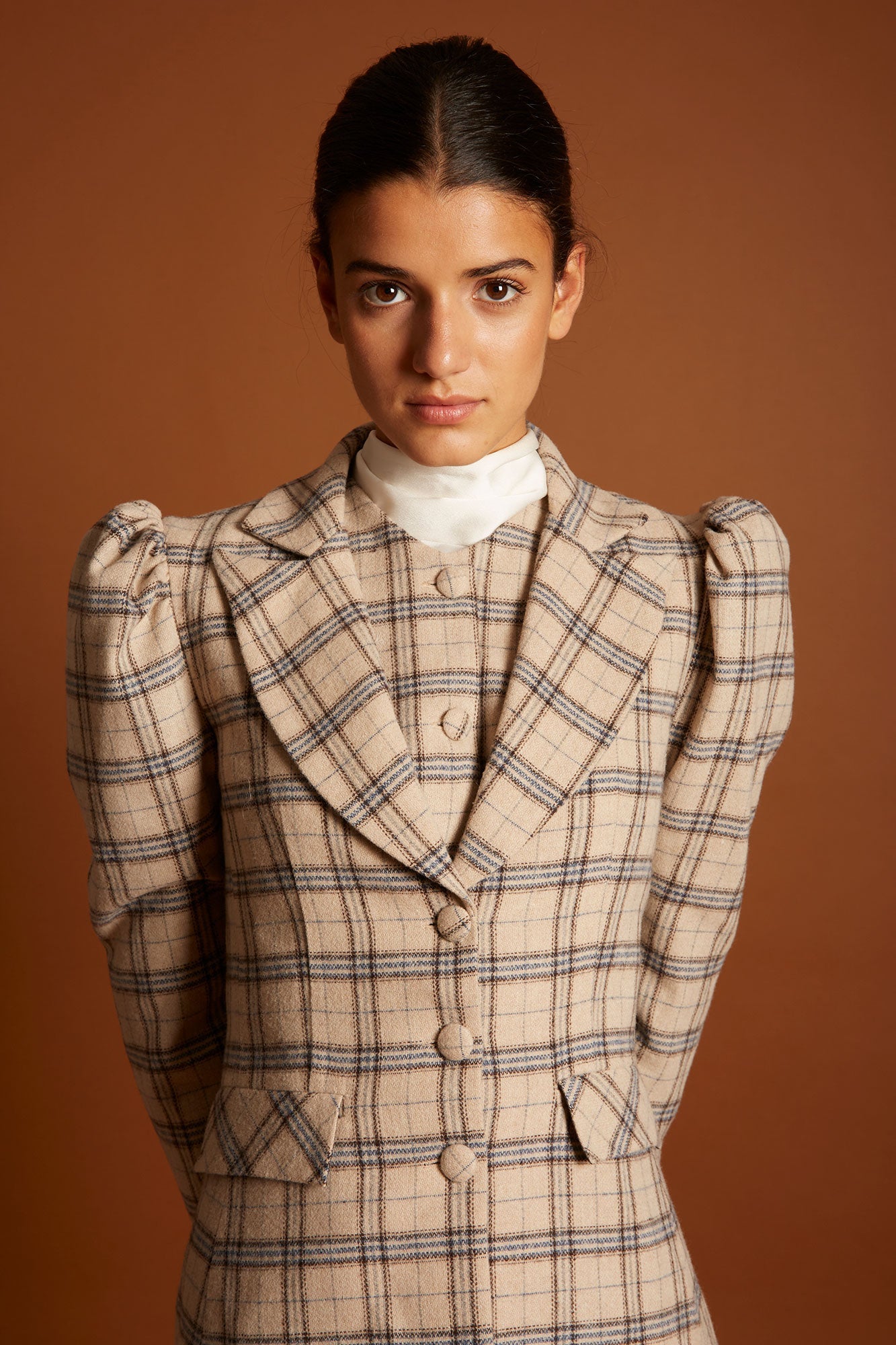 CHAQUETA PAINT BEIGE