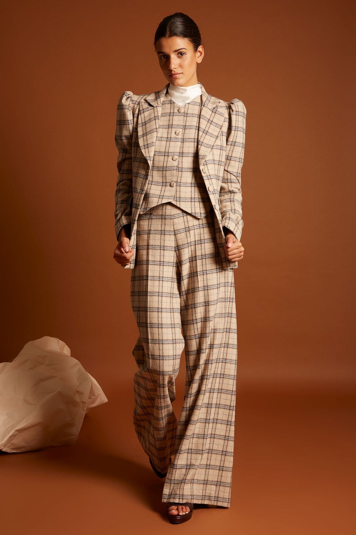 PANTALON PAINT BEIGE