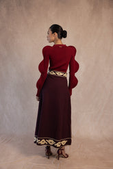 CHAQUETA NICOLETTA BURDEOS