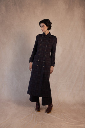 ABRIGO BELGA GRANATE