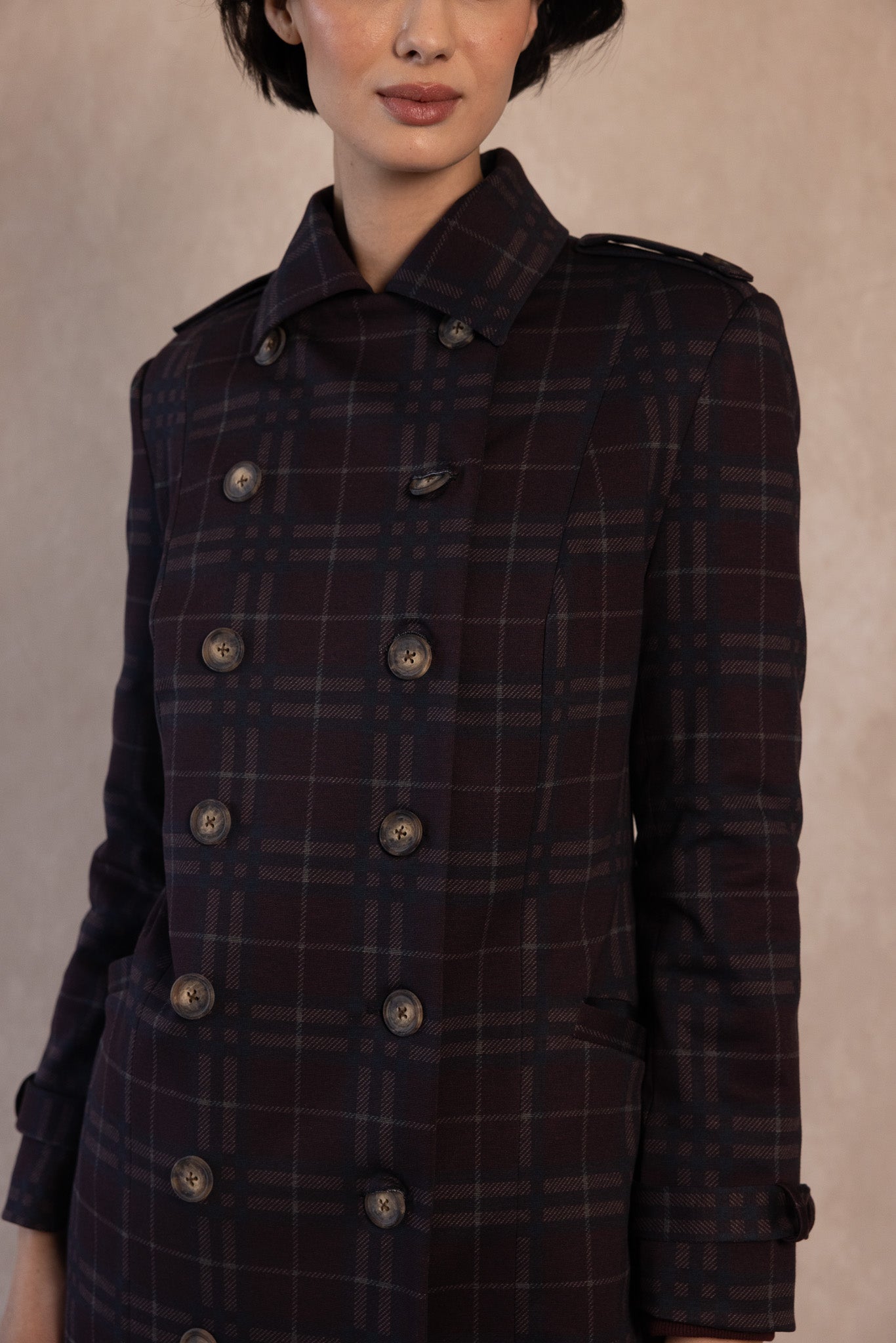 ABRIGO BELGA GRANATE