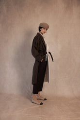 ABRIGO BURGUETE MARRON