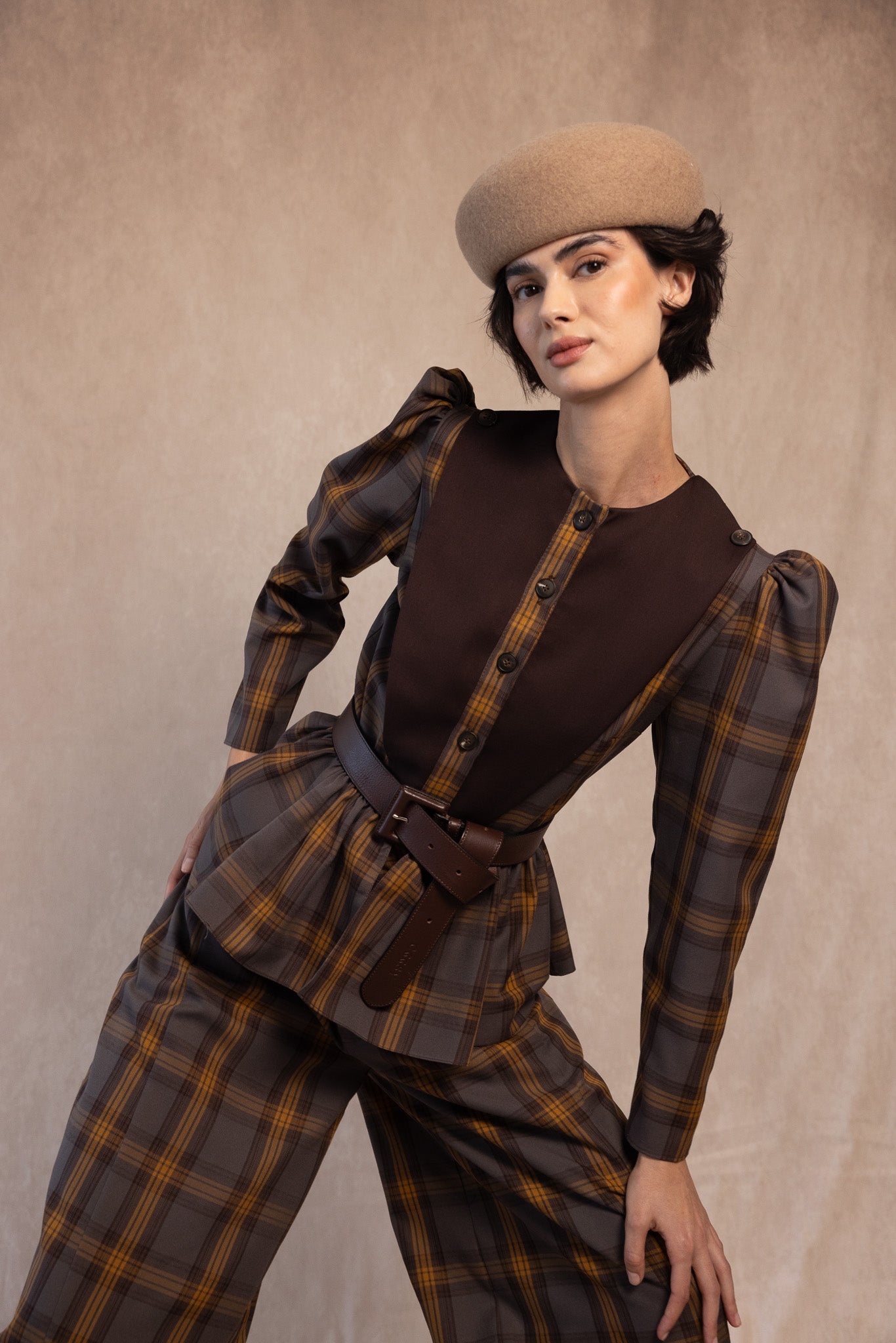 CHAQUETA OCTAVIA MARRON