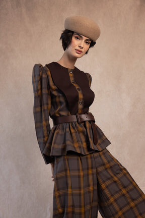 CHAQUETA OCTAVIA MARRON