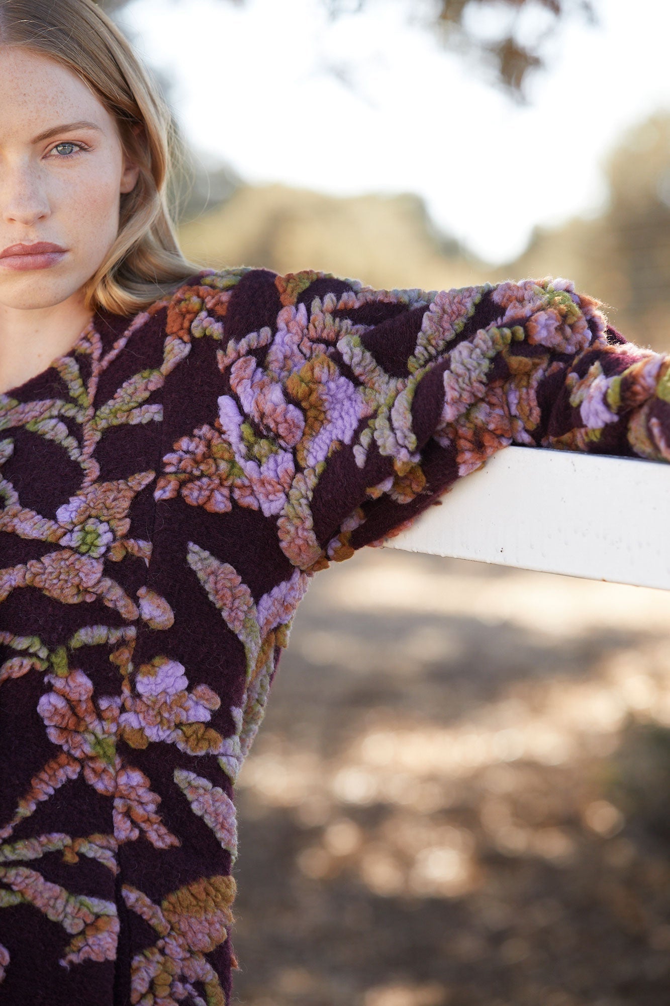 CHAQUETA LANA MULTICOLOR