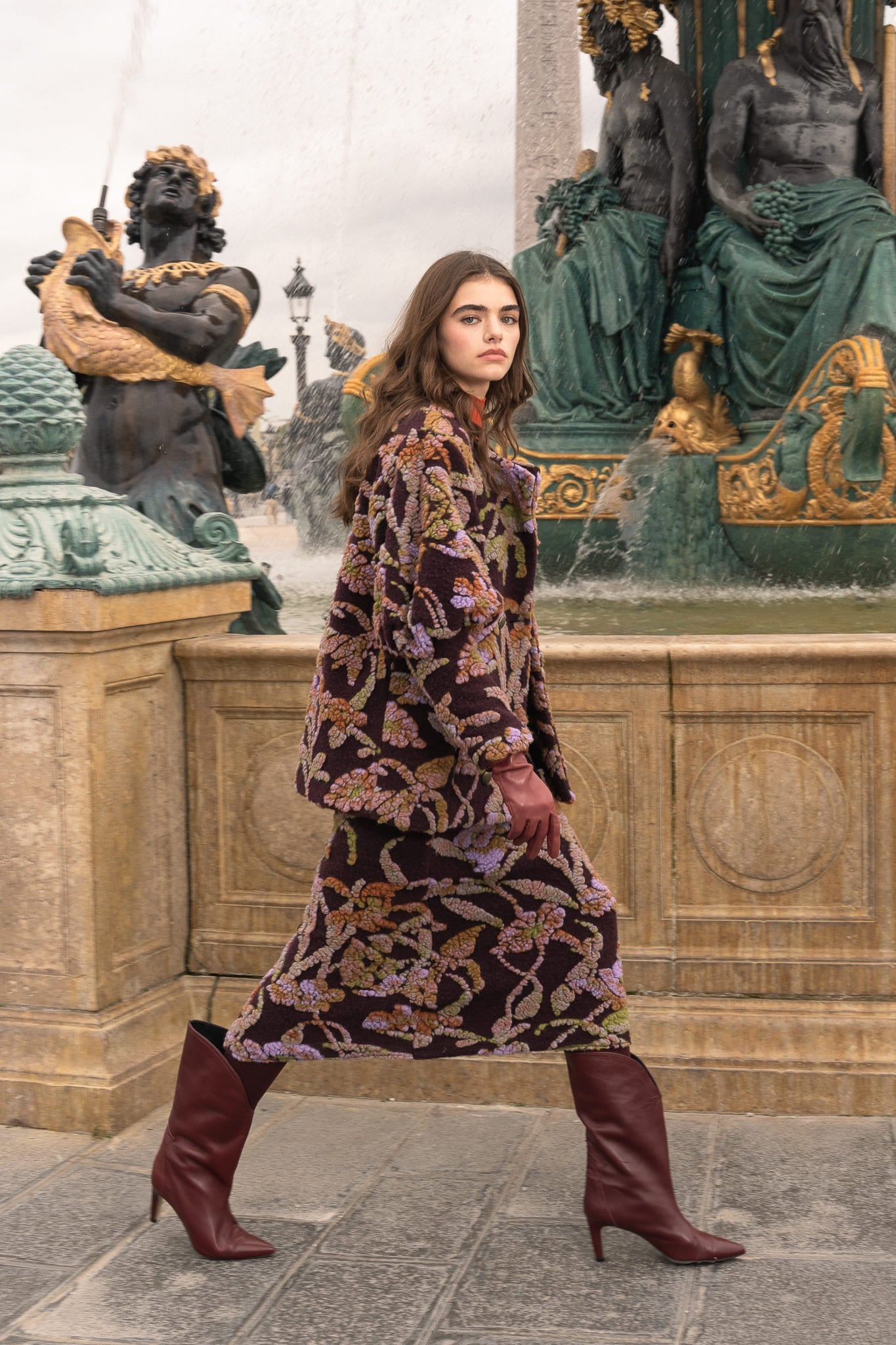 CHAQUETA LANA MULTICOLOR