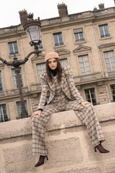 CHAQUETA PAINT BEIGE