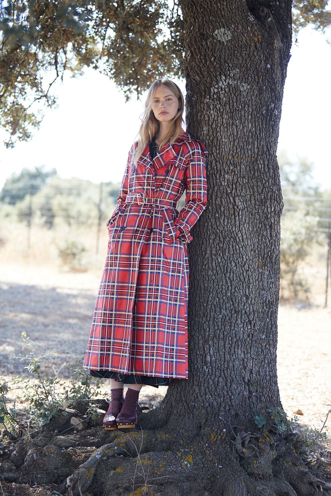 GABARDINA ARIANNA ROJO