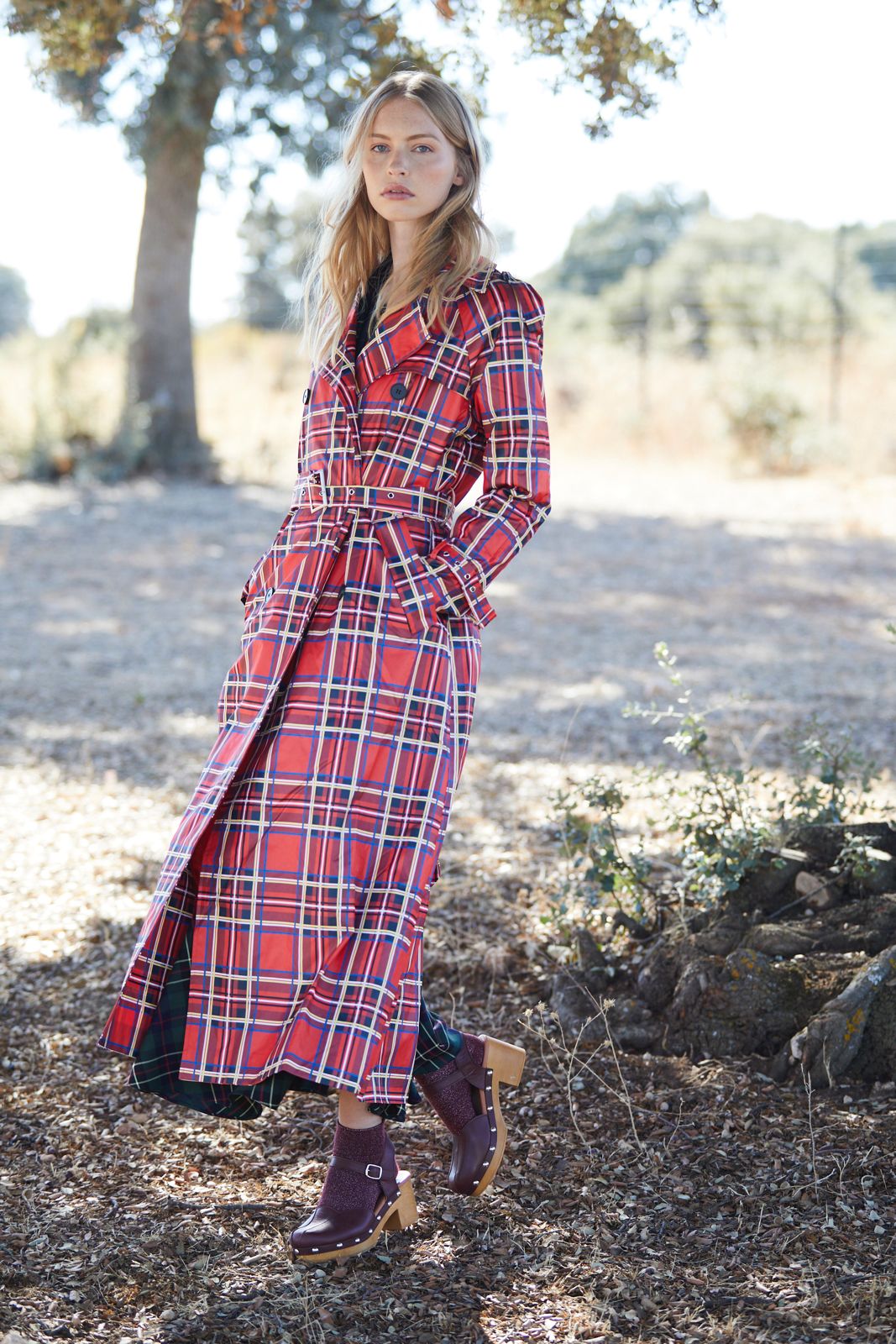 GABARDINA ARIANNA ROJO