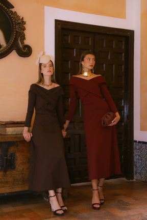 VESTIDO LORIA BURDEOS