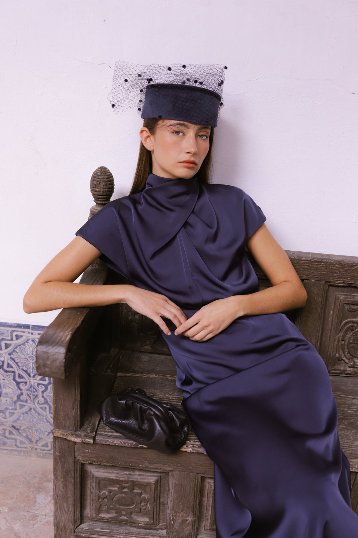 VESTIDO MINERVE MARINO