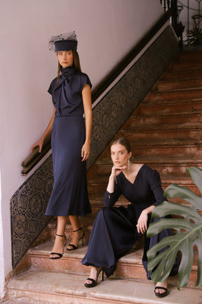 VESTIDO MINERVE MARINO