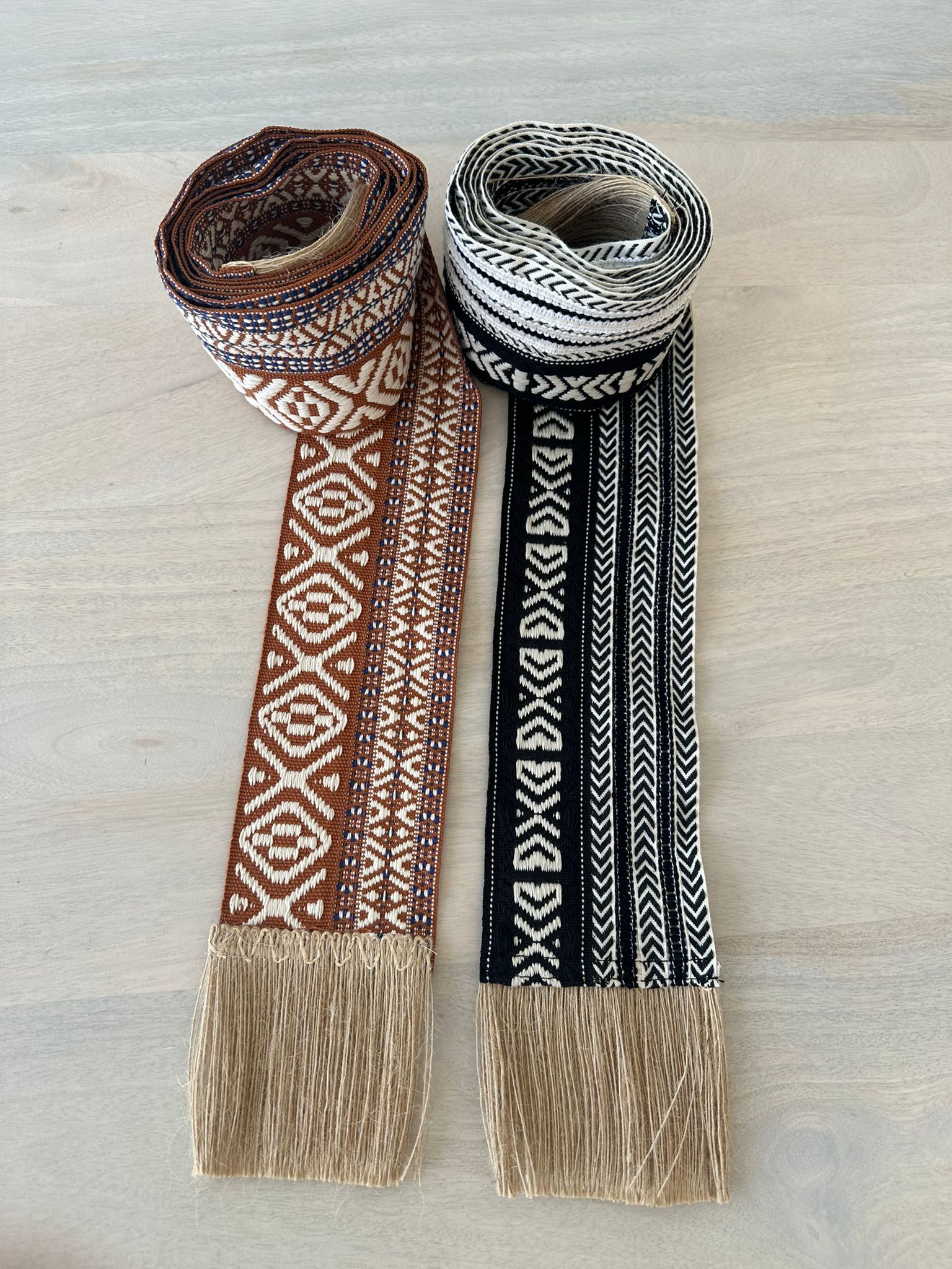 CINTURON BOHO MARRON