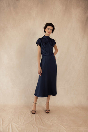 VESTIDO MINERVE MARINO