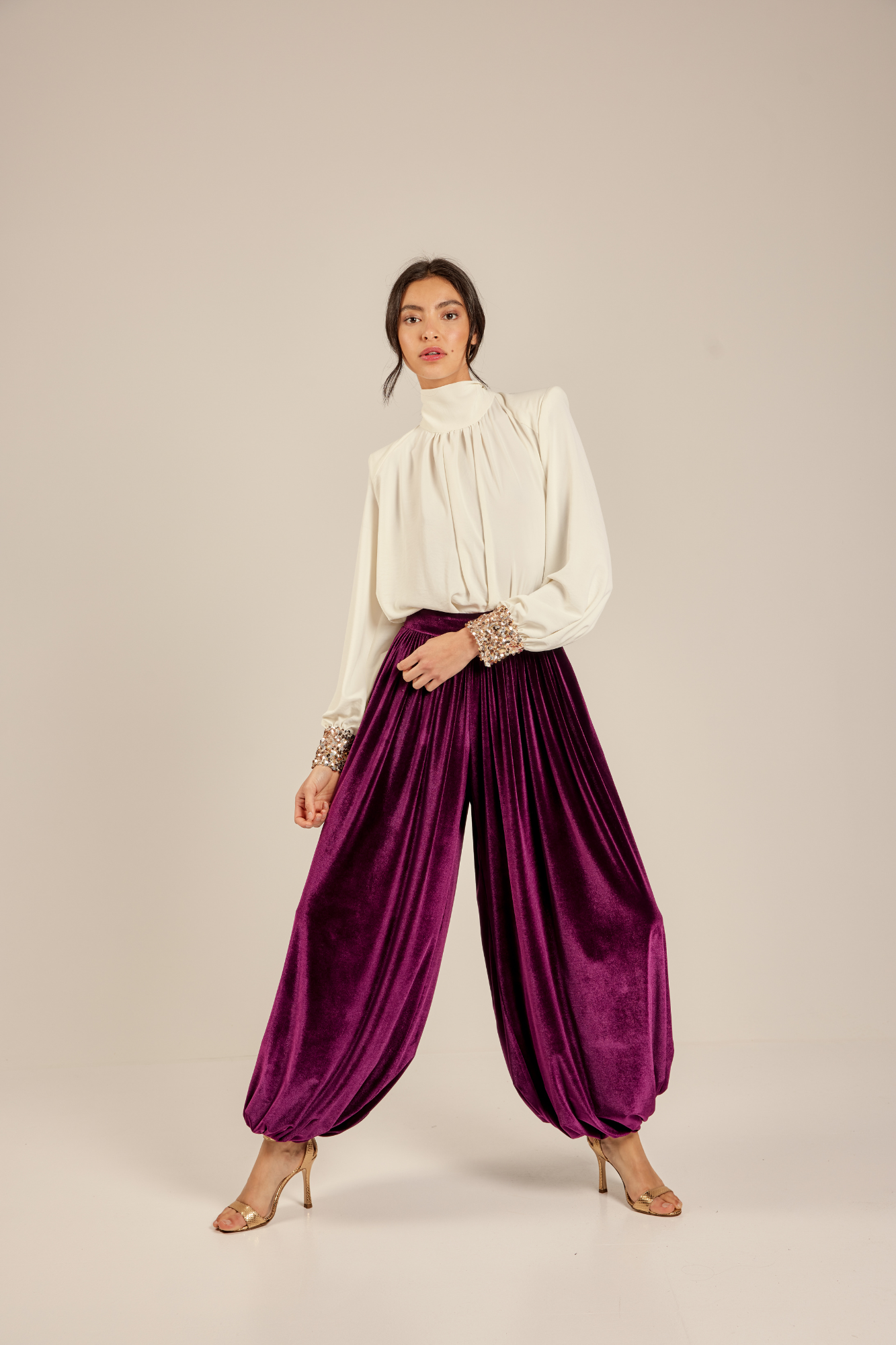 PANTALON ELVA BURDEOS