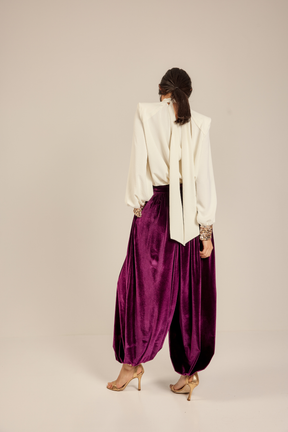 PANTALON ELVA BURDEOS