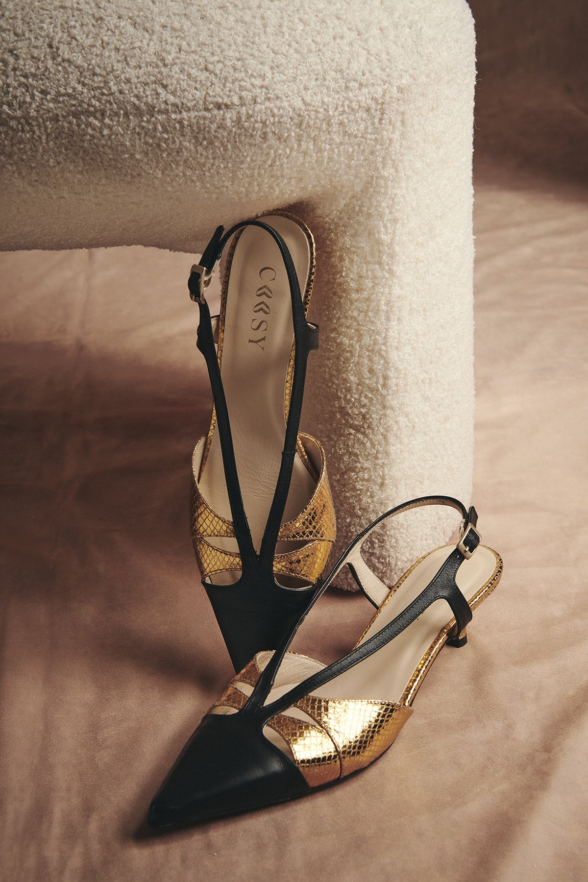 ZAPATO TACON MINI NEGRO