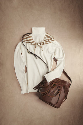 BOLSO FLECOS MINI CHOCOLATE